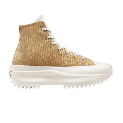 Pre-owned Converse Run Star Hike Platform High 'striped Knit - Nomad Khaki'