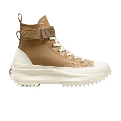 Pre-owned Converse Run Star Hike Platform Hike High 'sand Dune' In Brown