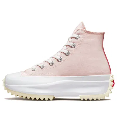 Converse Run Star Hike Platform Satin In Pink