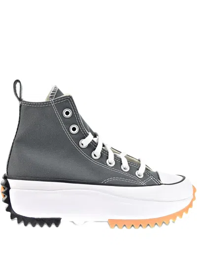 Converse Run Star Hike Platform Sneakers In Gray