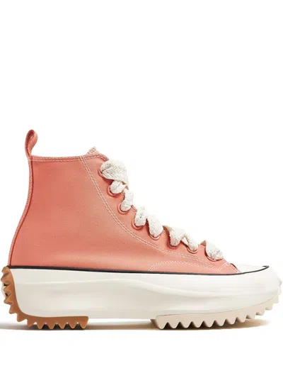 Converse Run Star Hike Sneakers In Pink