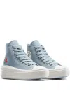 Converse Run Star Motion Embroidered Platform Sneakers In Blue