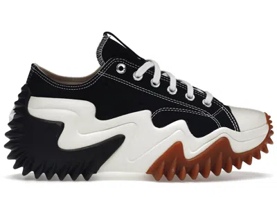 Pre-owned Converse Run Star Motion Ox Sneakers In Black/white/egret
