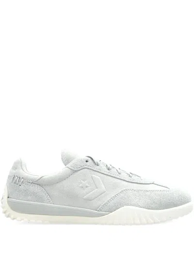 Converse Run Star Suede Lace-up Sneakers In Gray