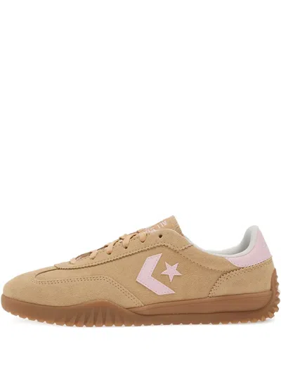 Converse Run Star Suede Sneakers In Neutral