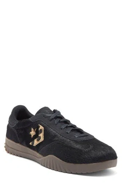 Converse Run Star Trainer Ox Sneaker In Black/black/brown