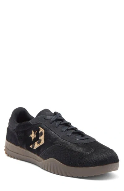 Converse Run Star Trainer Ox Sneaker In Black/black/brown