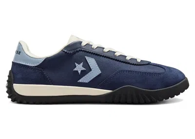 Pre-owned Converse Run Star Trainer Retro Sport (women's) Sneakers In Obsidian/wet Stone/egret
