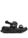 Converse Run Star Utility Sandals In Black