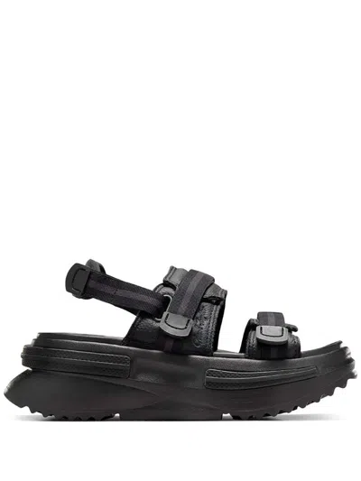 Converse Run Star Utility Sandals In Black
