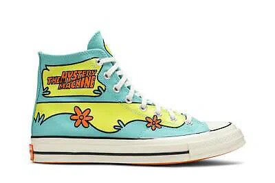 Pre-owned Converse Scooby-doo X Chuck 70 High 'the Mystery Machine' 169072c In Pool Blue/sulfur Spring/egret