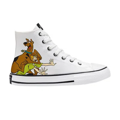 Pre-owned Converse Scooby-doo X Chuck Taylor All Star High Gs 'the Gang And Villains' | White | Kid's Size 13