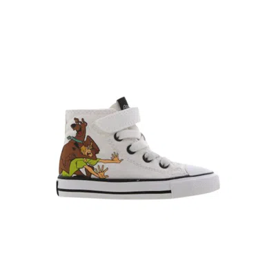 Pre-owned Converse Scooby-doo X Chuck Taylor All Star High Td 'the Gang And Villains' | White | Infant Size 7