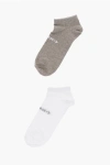 Converse Set Of 2 Stretch Cotton Socks With Contrasting Logo