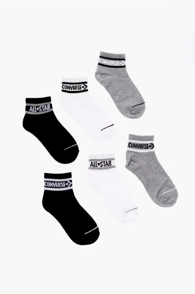 Converse Set Of 6 Pairs Of Socks With Embroidered Logo In Multi