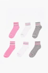 Converse Set Of 6 Pairs Of Socks With Embroidered Logo