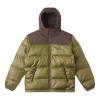 Converse Short Down Coat 'green' In Multi
