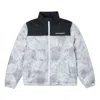 Converse Short Down Jacket 'grey' In Blue
