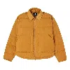 Converse Short Down Puffer Jacket 'wheat' In Yellow