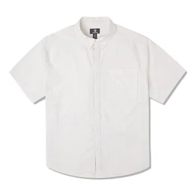 Converse Short Sleeve Basic Woven Shirt Asia Sizing 'white'
