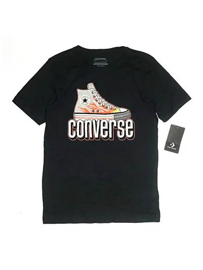 Converse Kids' Short Sleeve T-shirt In Black