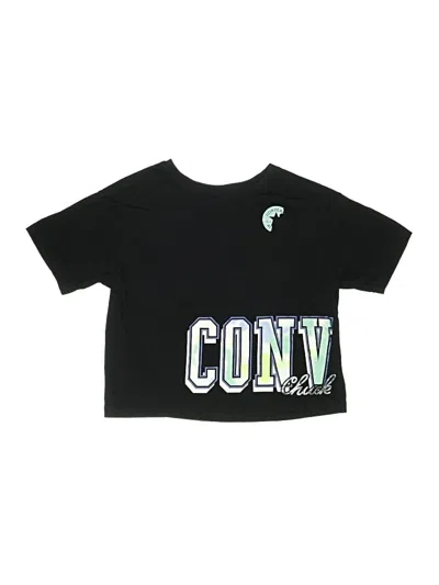 Pre-owned Converse Kids' Short Sleeve T-shirt In Black