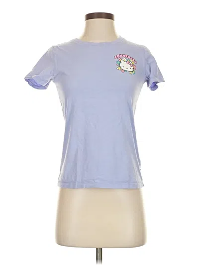 Pre-owned Converse Short Sleeve T-shirt In Blue