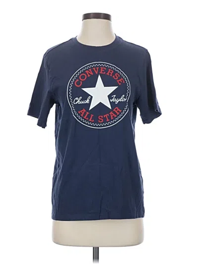 Pre-owned Converse Short Sleeve T-shirt In Blue