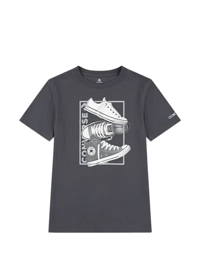 Converse Kids' Short-sleeve T-shirt In Blue