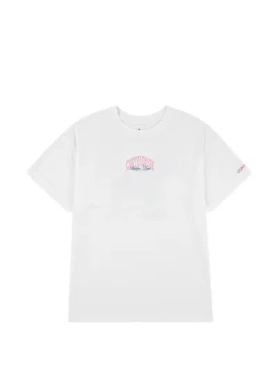 Converse Kids' Short-sleeve T-shirt In White