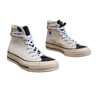 Pre-owned Converse Size 5.5  X Essentials Fear Of God 164530c Chuck 70 Hi Natural Black In Natural,natural.black