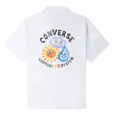 Converse Skate Woven Polo Shirt 'white'