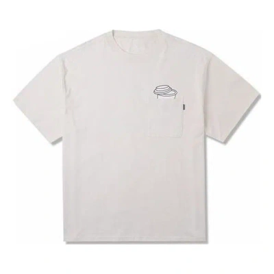 Converse Skateboard Pocket Tee 'beige' In White