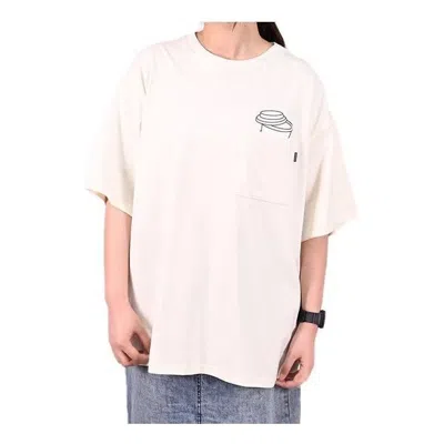Converse Skateboard Pocket Tee 'milk Tea' In White