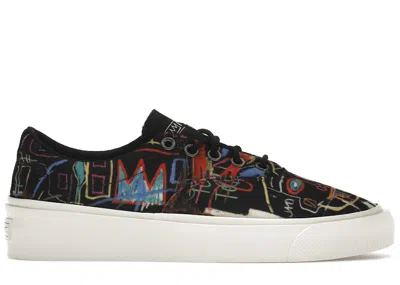 Pre-owned Converse Skidgrip Basquiat Kings Of Egypt Ii Sneakers In Blackegret