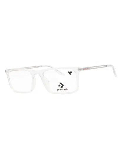 Converse Sleek Rectangular Eyeglasses For Men In Metallic