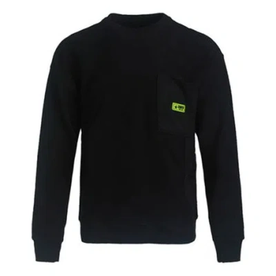Converse Slogan Long-sleeve Round-neck Sweater Men Black