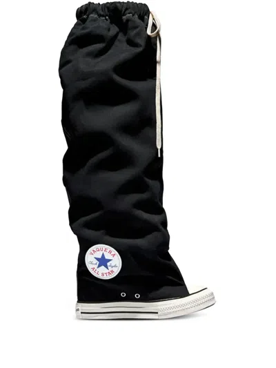 Converse Slouch Drawstring Sneakers In Black