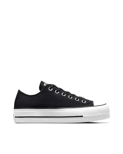 Converse Sneaker Chuck Taylor All Star Platform Canvas Nero/bianco