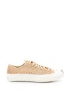 Converse Chuck 70 Woven Leather Low Top Sneaker In Neutral