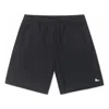 Converse Sneaker Patch Solid Shorts 'black' In Blue