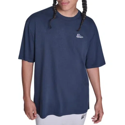 Converse Sneaker Patch Tee In Blue