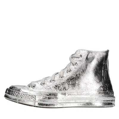 Converse Sneakers In Argento Metallici E Grigi