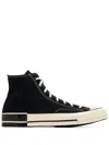 Converse Round Head Low-cut Casual Shoes In Black