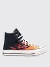 Converse Archive Prints Remixed Chuck 70 Hi Flame Print Sneakers In Black