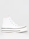 Converse All Star Fabric Sneakers With Platform In White