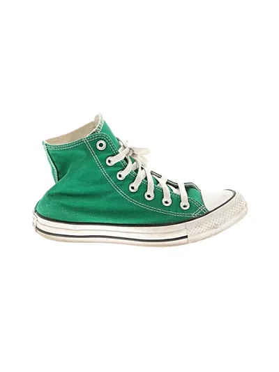 Pre-owned Converse Sneakers In Green