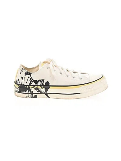 Pre-owned Converse Sneakers In Ivory
