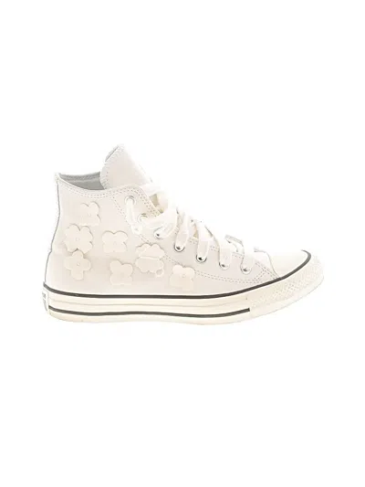 Pre-owned Converse Sneakers In Ivory