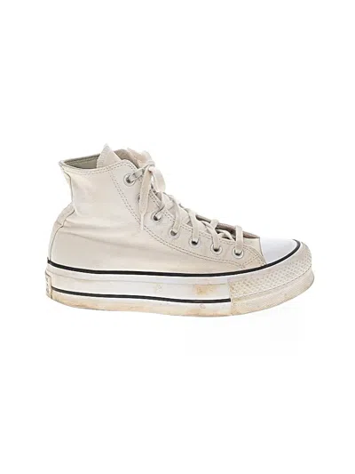 Pre-owned Converse Sneakers In Ivory